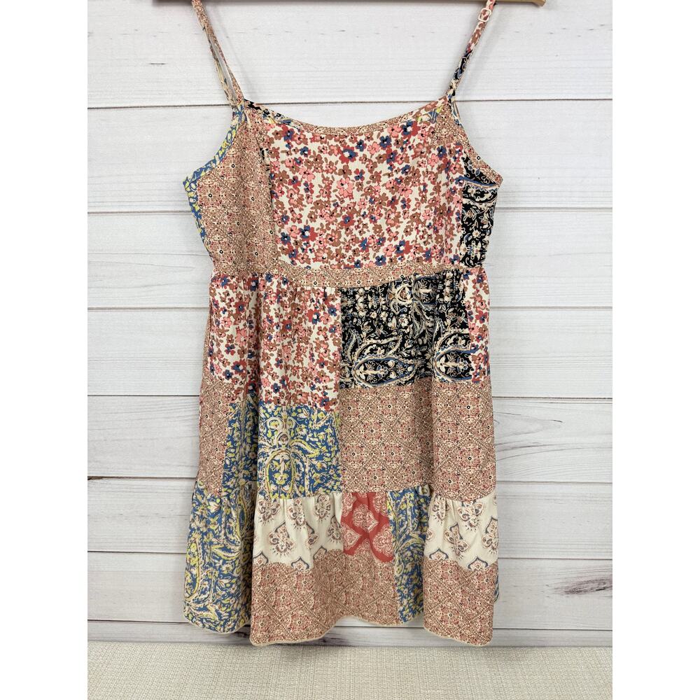 Altar'd State‎ Patchwork Design Boho Mini Dress Floral Size XS